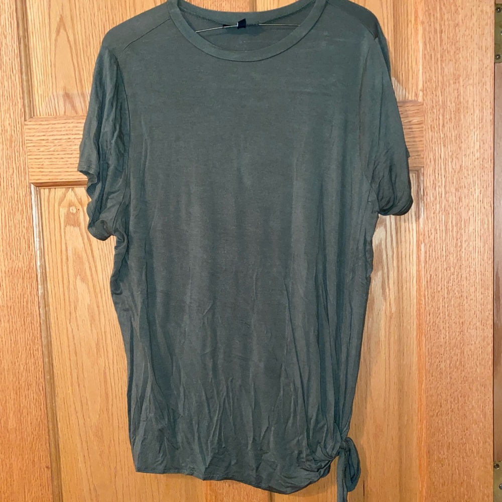 Army/forest green top!